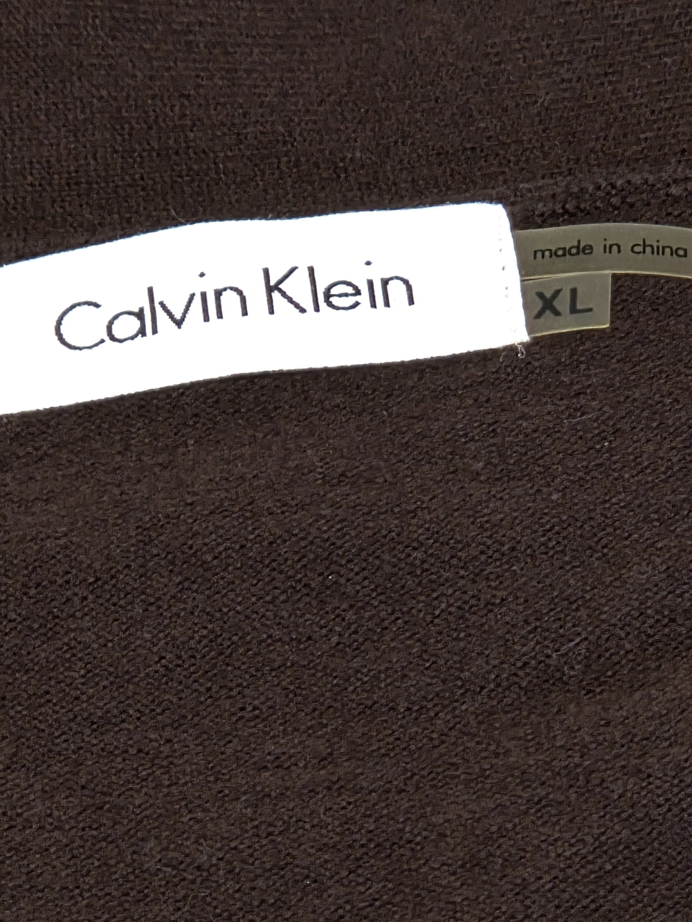 Calvin Klein Women's Dark Brown Open-Front Cardigan, Cropped Short Bolero Style - Picture 6 of 11